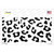 White Black Cheetah Wholesale Novelty Sticker Decal