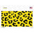 Yellow Black Cheetah Wholesale Novelty Sticker Decal