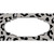 Grey Black Cheetah Scallop Wholesale Novelty Sticker Decal