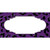 Purple Black Cheetah Scallop Wholesale Novelty Sticker Decal
