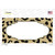 Gold Black Cheetah Scallop Wholesale Novelty Sticker Decal