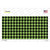 Lime Green Black Houndstooth Wholesale Novelty Sticker Decal