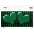 Green Black Houndstooth Green Center Hearts Wholesale Novelty Sticker Decal