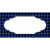 Blue Black Houndstooth Scallop Center Wholesale Novelty Sticker Decal