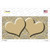 Gold White Damask Center Hearts Wholesale Novelty Sticker Decal