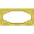 Yellow White Damask Center Scalloped Wholesale Novelty Sticker Decal