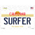Surfer California Wholesale Novelty Sticker Decal