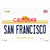 San Francisco California Wholesale Novelty Sticker Decal