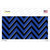 Blue Black Chevron Wholesale Novelty Sticker Decal