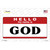 Name Is God Wholesale Novelty Sticker Decal