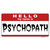 Psychopath Wholesale Novelty Sticker Decal
