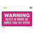 Objects In Mirror Pink Wholesale Novelty Sticker Decal