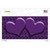 Purple Black Anchor Purple Heart Center Wholesale Novelty Sticker Decal