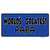 Worlds Greatest PaPa Wholesale Novelty Sticker Decal