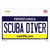 Scuba Diver Pennsylvania State Wholesale Novelty Sticker Decal