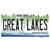 Great Lakes Michigan Wholesale Novelty Sticker Decal