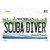 Scuba Diver Michigan Wholesale Novelty Sticker Decal