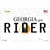 Rider Georgia Wholesale Novelty Sticker Decal