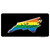 North Carolina Rainbow Wholesale Novelty Sticker Decal