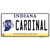 Cardinal Indiana Wholesale Novelty Sticker Decal