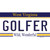 Golfer West Virginia Wholesale Novelty Sticker Decal