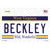 Beckley West Virginia Wholesale Novelty Sticker Decal