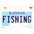 Fishing Kansas Wholesale Novelty Sticker Decal
