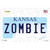 Zombie Kansas Wholesale Novelty Sticker Decal