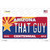 Arizona Centennial That Guy Wholesale Novelty Sticker Decal