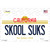 Skool Suks California Wholesale Novelty Sticker Decal