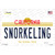 Snorkeling California Wholesale Novelty Sticker Decal