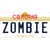 Zombie California Wholesale Novelty Sticker Decal