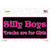 Silly Boys Trucks For Girls Wholesale Novelty Sticker Decal