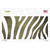 Gold White Zebra Oil Rubbed Wholesale Novelty Sticker Decal