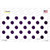 Purple White Dots Oil Rubbed Wholesale Novelty Sticker Decal