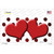 Red White Dots Hearts Oil Rubbed Wholesale Novelty Sticker Decal