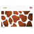 Orange White Giraffe Oil Rubbed Wholesale Novelty Sticker Decal