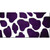 Purple White Giraffe Oil Rubbed Wholesale Novelty Sticker Decal