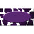 Purple White Oval Giraffe Oil Rubbed Wholesale Novelty Sticker Decal