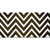 Brown White Chevron Oil Rubbed Wholesale Novelty Sticker Decal