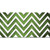 Lime Green White Chevron Oil Rubbed Wholesale Novelty Sticker Decal