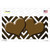Brown White Hearts Chevron Oil Rubbed Wholesale Novelty Sticker Decal