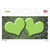 Lime Green Purple Flowers Hearts Oil Rubbed Wholesale Novelty Sticker Decal