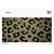 Gold Black Cheetah Oil Rubbed Wholesale Novelty Sticker Decal