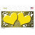 Paw Heart Yellow White Wholesale Novelty Sticker Decal