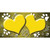 Paw Heart Yellow White Wholesale Novelty Sticker Decal