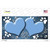 Paw Heart Light Blue White Wholesale Novelty Sticker Decal
