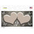 Tan White Hearts Butterfly Oil Rubbed Wholesale Novelty Sticker Decal