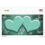 Mint White Hearts Butterfly Oil Rubbed Wholesale Novelty Sticker Decal