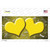 Yellow White Dragonfly Hearts Oil Rubbed Wholesale Novelty Sticker Decal